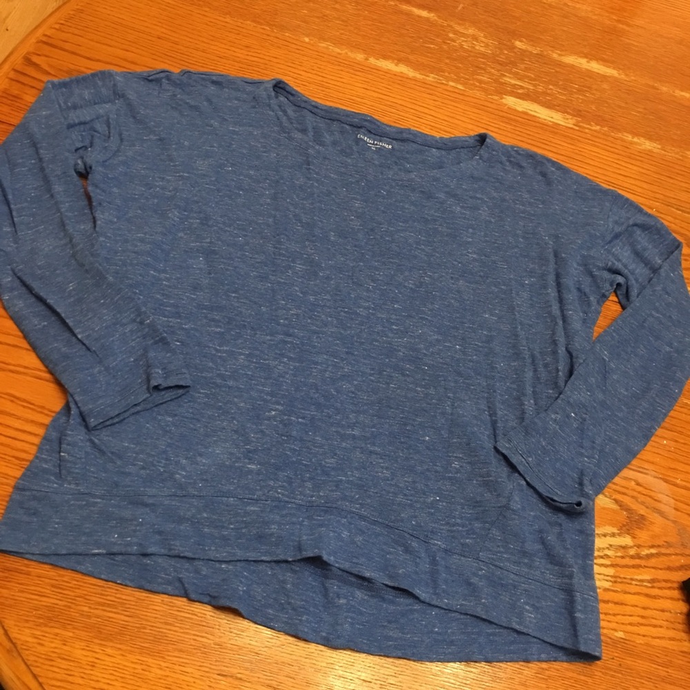 Eileen Fisher 100% organic linen size XS blouse
